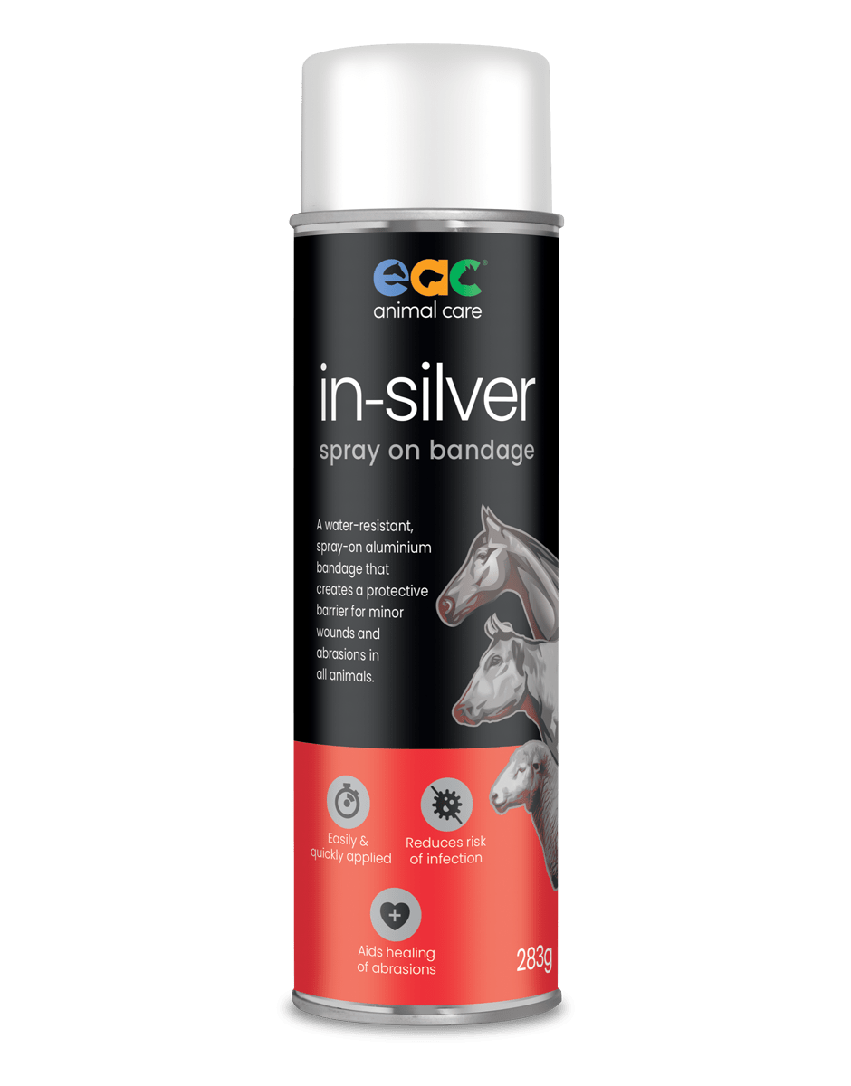 in-silver Spray On Bandage For Horses, Cattle, Dogs, Other Pets & Animals