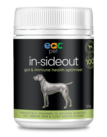 in-sideout Dog Formula - Pre &amp; Probiotic Natural Nutraceutical Supplement For Dogs