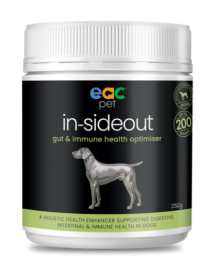 in-sideout Dog Formula - Pre &amp; Probiotic Natural Nutraceutical Supplement For Dogs